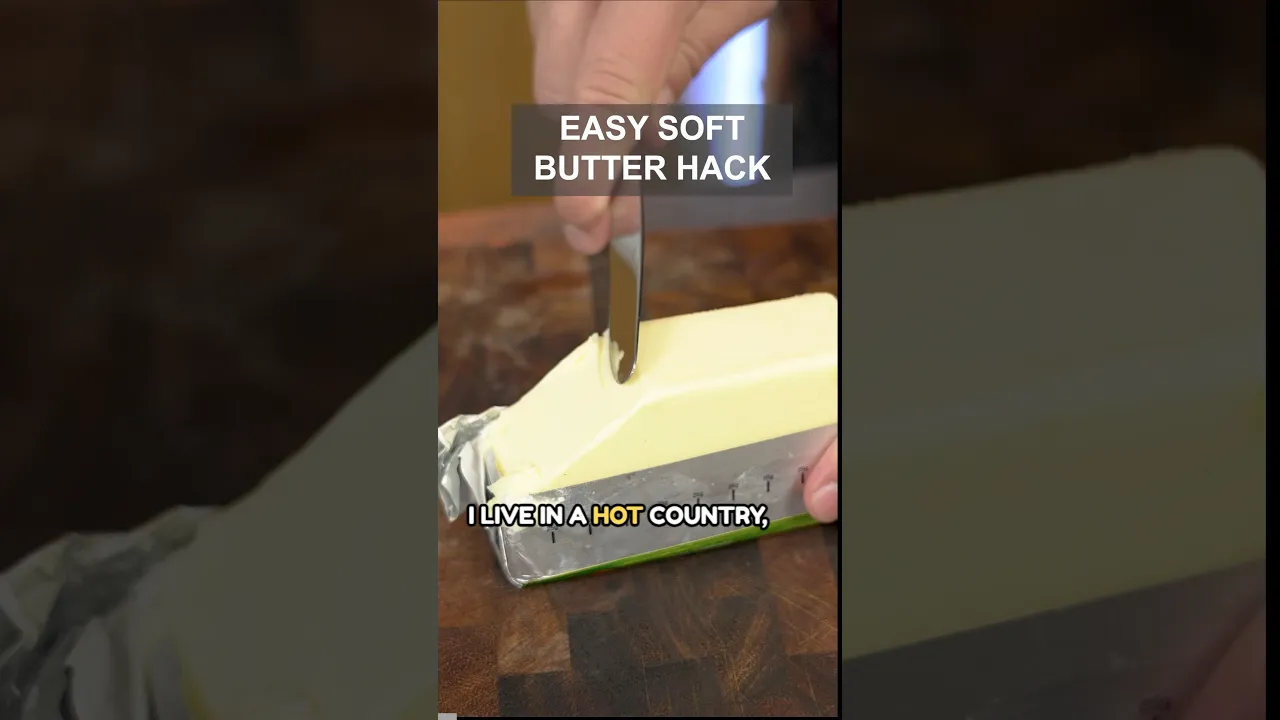 Life Hack for Easy Soft Butter