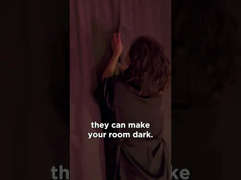Do blackout curtains work too well?