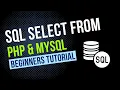 04 SQL Select Data From Table PHP MYSQL Tutorial Tagalog