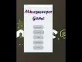 minesweeper game demo java project desktop game
