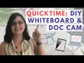 QuickTime Tutorial for Teachers USE QUICKTIME AS A DIY WHITEBOARD DOC CAM USE WITH LOOM ZOOM