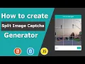 How to create Split Image Captcha Generator JavaScript CSS3