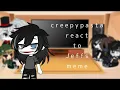 Lagu creepypasta react to jeffs meme || creepypasta || РУССКИЙ|| GC |×