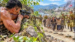 Quân Nhật ép dân làm vật hy sinh, tay bắn tỉa bắn chết đại tá Nhật!#phimkhángnhật #phimkhangchien