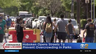 Hoboken Opens Streets To Prevent Overcrowding In Parks