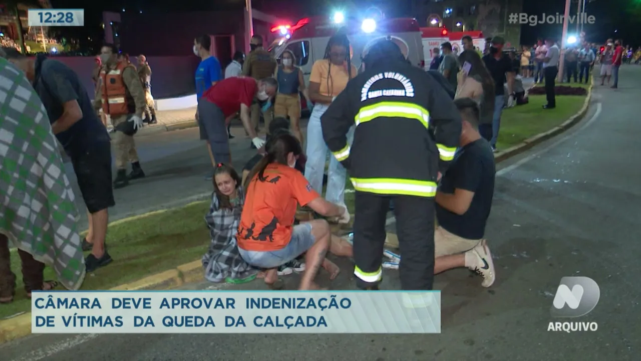 Câmara deve aprovar indenização de vítimas da queda da calçada