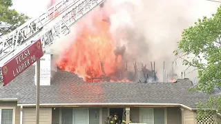 TFD UPDATE Crews battled massive apartment fire for 90 minutes