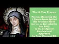 The 12 year prayer of St Bridget of Sweden - 7 Prayers