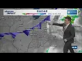 Weak front arriving today with one more round of isolated pop-up storms for Indiana