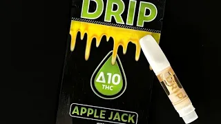 Drip Cannibinoids Apple Jack Cart Review