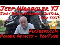 Download Lagu Jeep Wrangler YJ - Install and test Sway Bar Disconnects