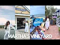 MARTHA S VINEYARD VLOG 24 Hour Travel Oak Bluffs Inkwell Beach Food Ferry Gingerbread Houses