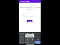Android Development Number Guessing Game