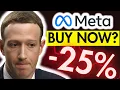 🚨Meta’s 25% Crash Explained: Is This a Massive Buying Opportunity?
