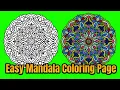 Mandala Coloring Page Colored With Relaxing Music Colored By Osman Mandalas World 164