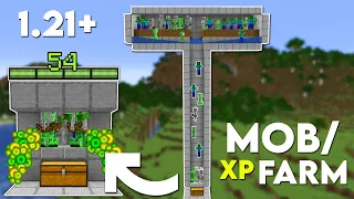 Minecraft EASY MOB XP FARM TUTORIAL 1 21 Without Mob Spawner