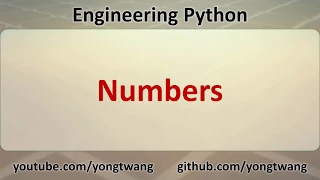 Engineering Python 04A Numbers