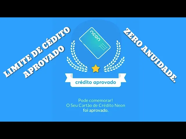 CARTÃO DE CRÉDITO NEON, LIMITE APROVADO!!!