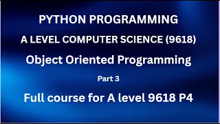 Python - A Level Computer Science 9618