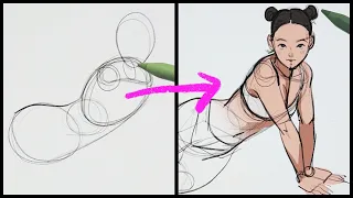 How to Draw the Female Body (Pose Practice)