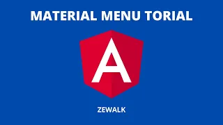 Angular Material Menu Tutorial 2021