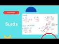 Surds Edexcel IAL P1 1 5