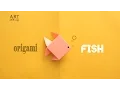 Origami Fish in 5 MINUTES Simple Paper Craft for Kids