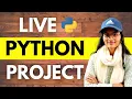 LIVE Python project coding Python live stream 21st Jan fun with data science Shambhavi Gupta
