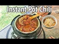 10-Minute Instant Pot Chili Recipe Cooking in the RV