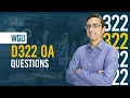 The Ultimate WGU D322 OA Q A Guide - Pass Guaranteed