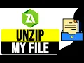 How to UNZIP MY FILE with ZArchiver 2025 | Extract Files ZArchiver
