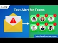 How to Send Team Text Alerts for Urgent Emails