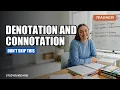 13 TEAS HESI Podcast Denotation and Connotation - Literal vs Implied Meaning