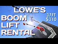 LOWE S RENTAL Snorkel TL37J Towable BOOM LIFT Was it worth over 300