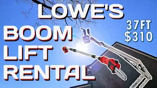 LOWE S RENTAL Snorkel TL37J Towable BOOM LIFT Was it worth over 300