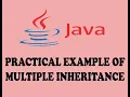 PRACTICAL EXAMPLE OF MULTIPLE INHERITANCE USING INTERFACE IN JAVA URDU HINDI