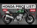 2026 Honda Motorcycle Lineup \u0026 Prices | Full Review of 20 New Honda Bikes