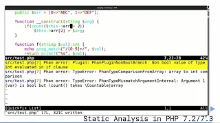 Static Analysis in PHP 7 2 7 3
