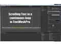 TextMesh Pro - Scrolling Text in a Continuous Loop