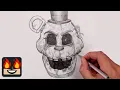 How To Draw Golden Freddy Five Nights at Freddy s