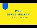 Web Development CSS Borders Tharun Shiv Being A Pro