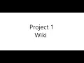 CS50 Web - Project 1