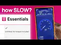 How Slow is Unlimited 3G Hotspot Data on T-Mobile Essentials