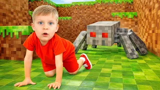 الأطفال عالقون في ماينكرافت!