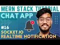 Real-time Notifications with Socket IO and React JS - MERN Stack Chat App with Socket IO