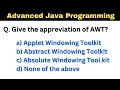 Advance Java MCQ Advanced Java important Questions MSBTE Unit 1
