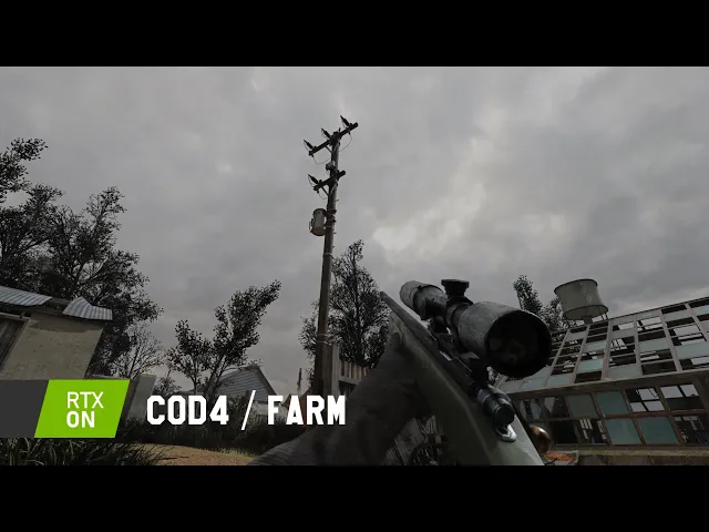 CoD4 - Pathtracing on Farm - RTX-Remix