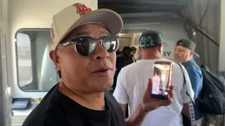 Chachin se sube a un avión por primera vez 