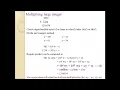 Multiplying Large Numbers Using Divide and Conquer