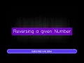 Python Program to Reverse a Given Number